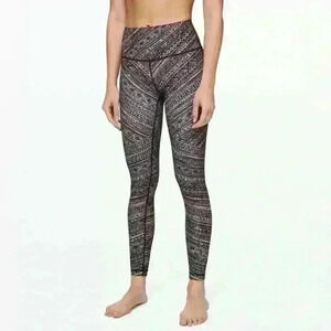 Lululemon Wunder Under Aztec Leggings
